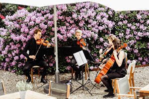 String orchestra on the gravel terrace