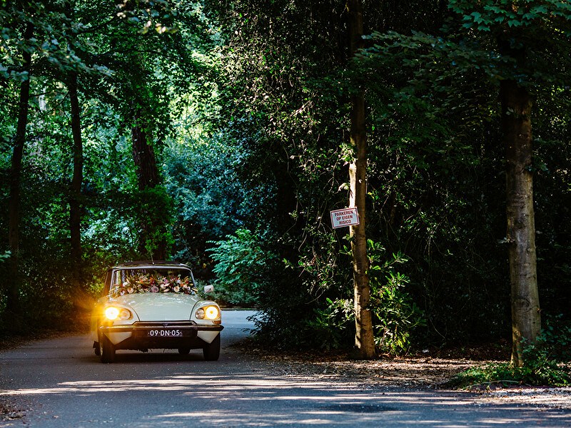 Foto's van een bruiloft in Kasteel Kerckebosch